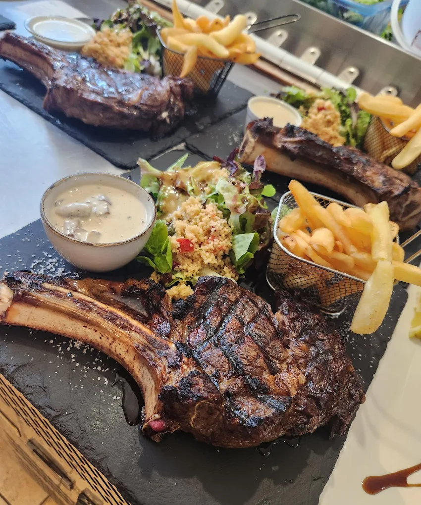 Pièce de viande servie à La Brasserie